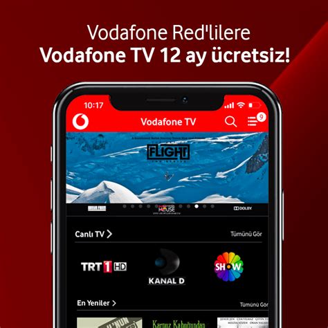 Vodafone red tv ücretsiz